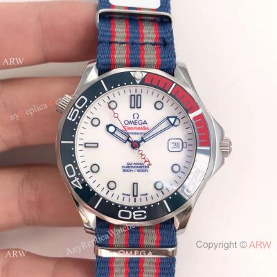 Replica Swiss Grade Omega Commander's 007 James Bond Nato Watch 2018 New